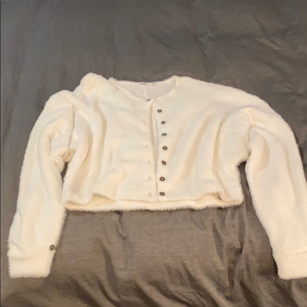 Free People Crop Cardigan